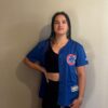 Chaqueta Cubs azul mujer