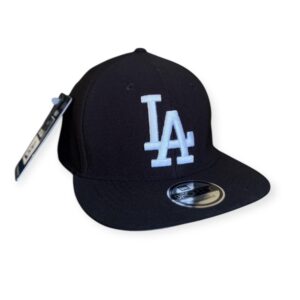 Gorra Los Angeles negra plana cerrada Gorra Los Angeles negra plana cerrada