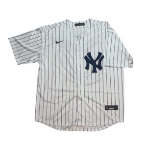 Chaqueta NY rayada blanca