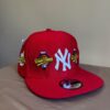 Gorra New York roja cerrada