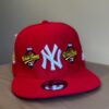 Gorra New York roja cerrada