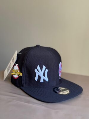 Gorra New York negra plana cerrada