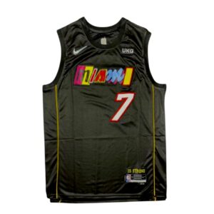 Musculosa Miami retro negra n°7