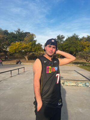 Musculosa Miami retro negra n°7