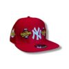 Gorra New York roja cerrada