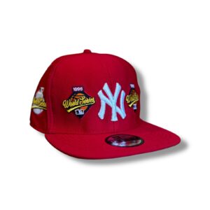 Gorra New York roja cerrada